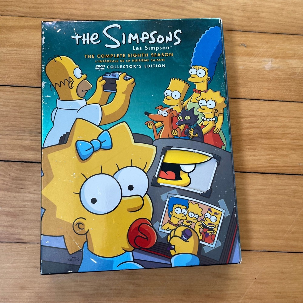 The Simpsons The Complete Eighth Season DVD Collector's Edition 4-Disc Box Set
